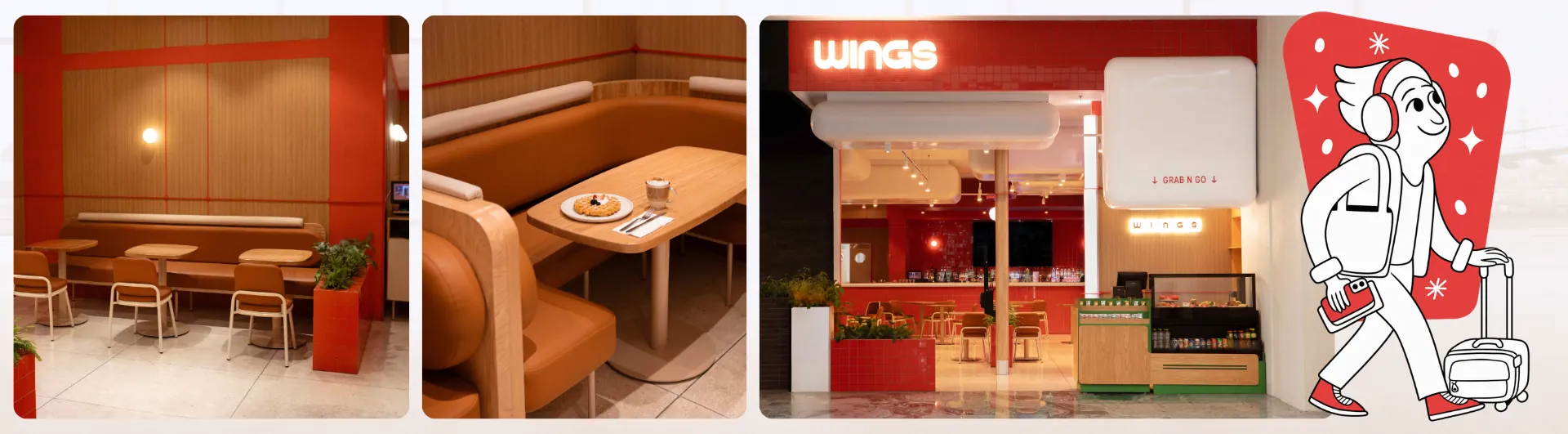 Fachada Wings Grab N Go